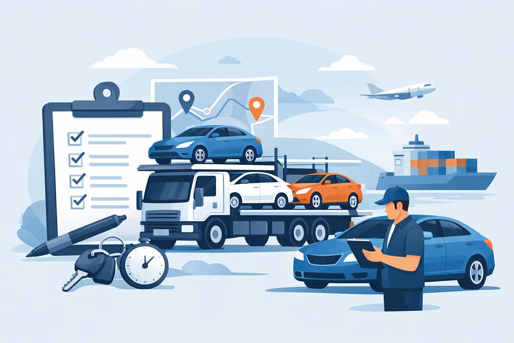 Vehicle Shipping Checklist Before Pickup
