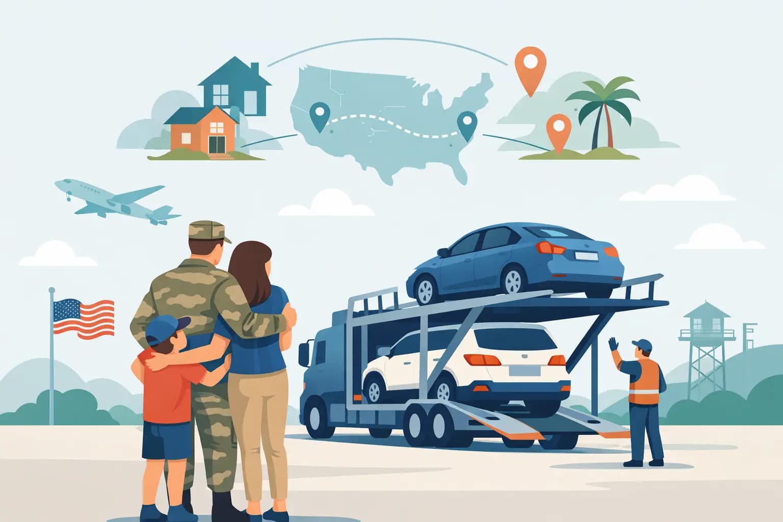 Car Shipping for Military Families Made Simple