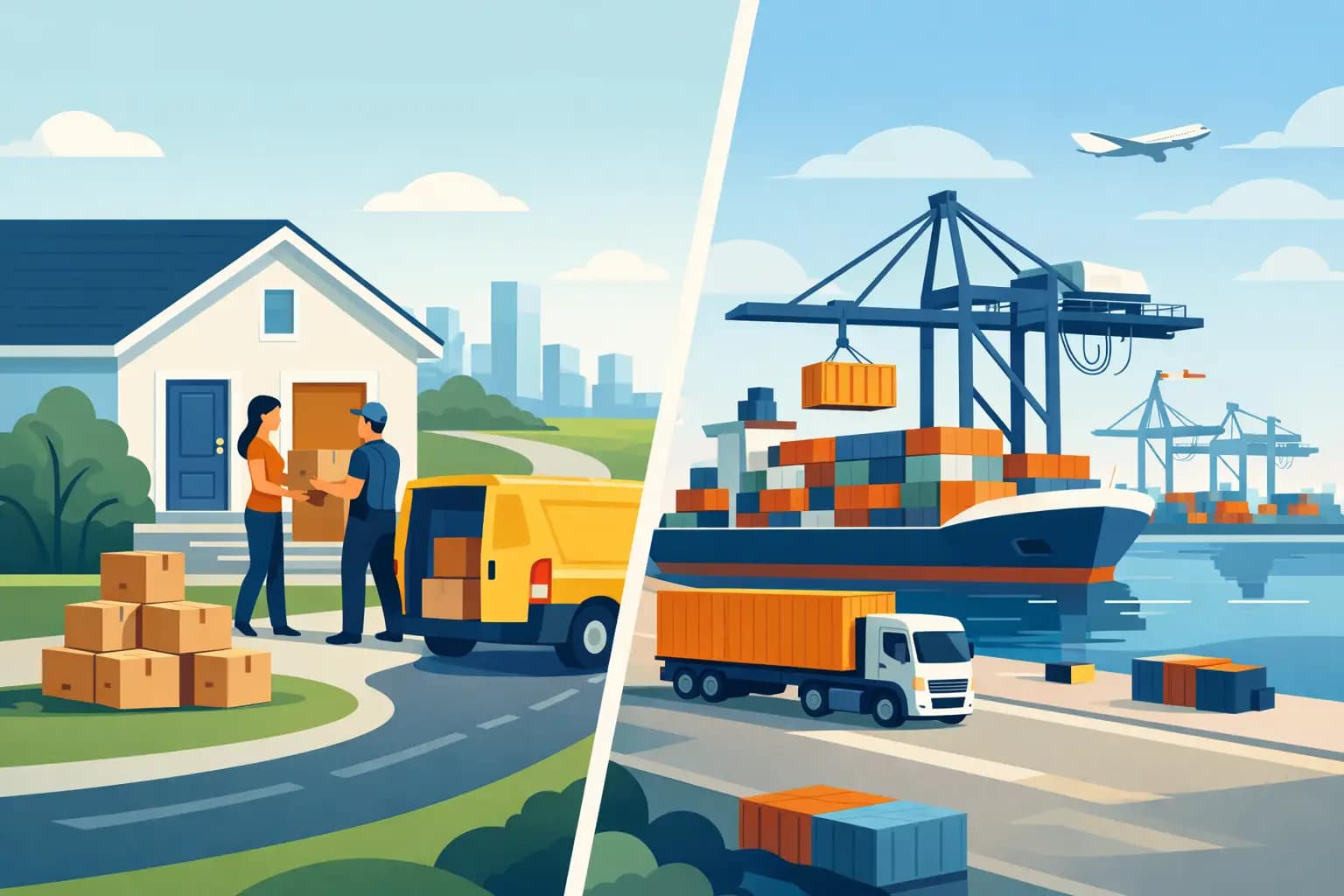 Door Delivery vs Terminal Shipping